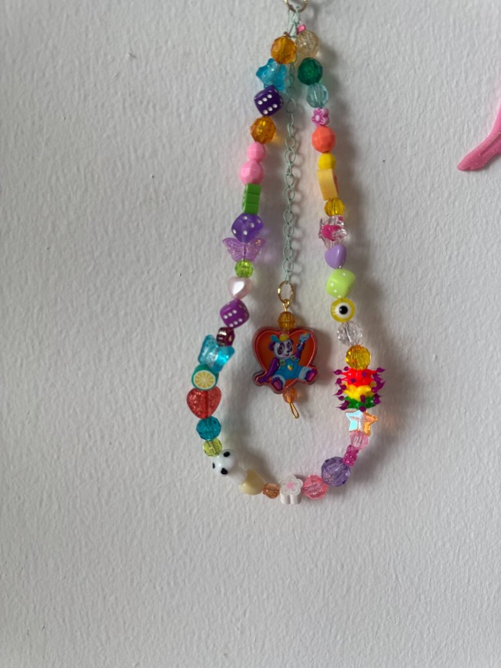 LISA FRANK PANDA PAINTER BAG CHARM #2